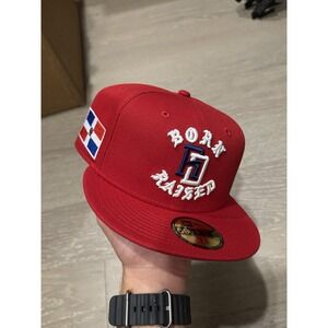 7 3/8 Dominican Republic New Era Born x Raised 2026 WCB 59FIFTY Fitted RED